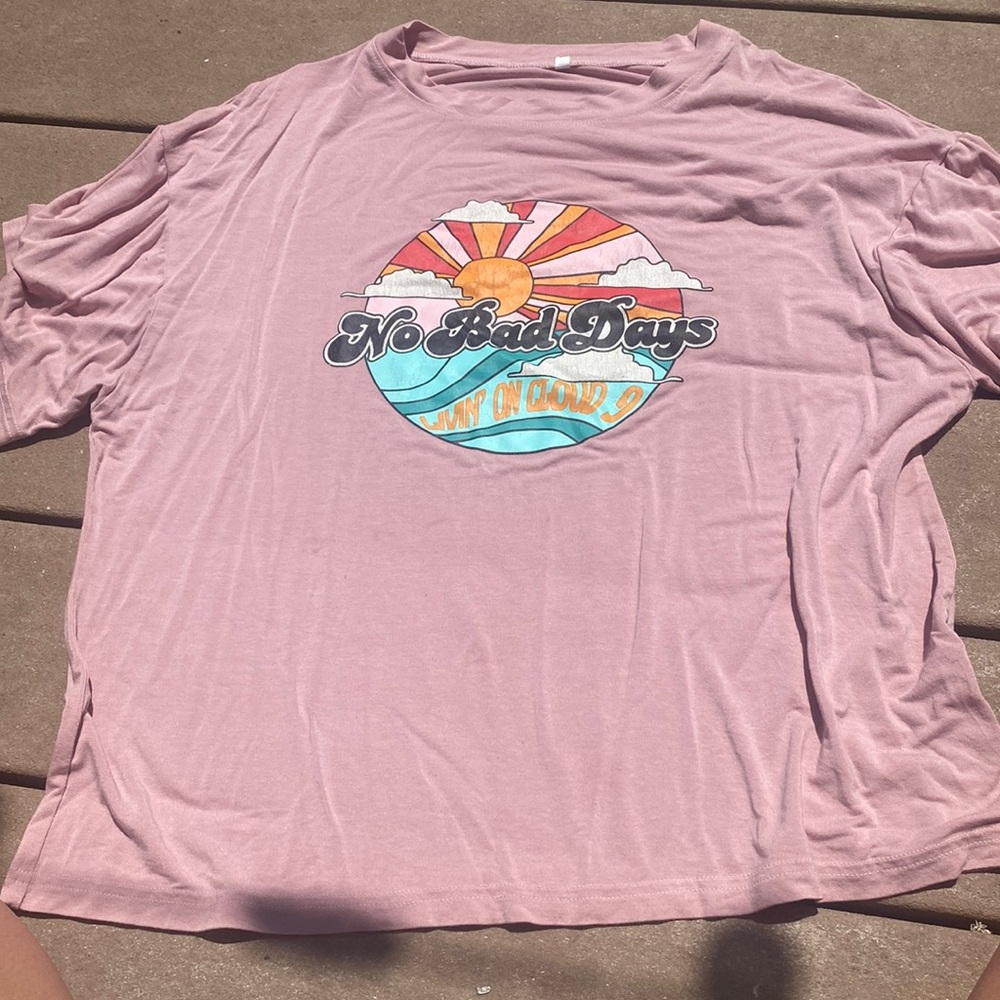 Pink Bo Bad Days Tee